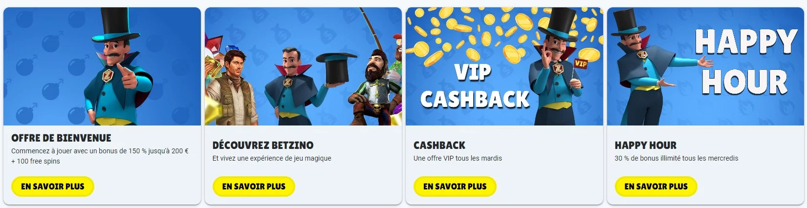 Betzino Autres promotions